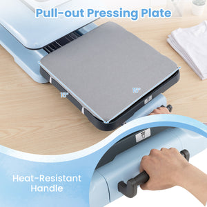 Heat Press Machine with Auto Release for T Shirts-Blue view 9