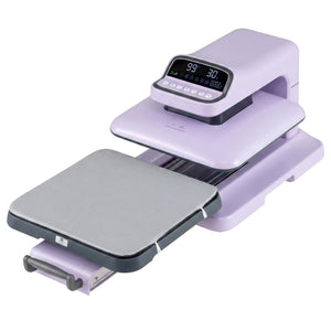 Heat Press Machine with Auto Release for T Shirts-Purple view 4