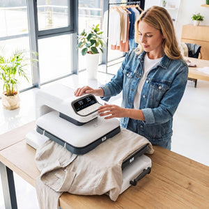 Heat Press Machine with Auto Release for T Shirts-White view 3
