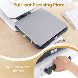 Heat Press Machine with Auto Release for T Shirts-White view 8