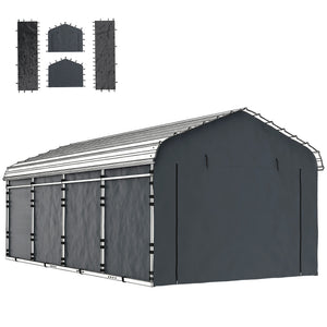 Carport Replacement Canopy Cover Sidewalls for 12' x 20' Carport – view 8