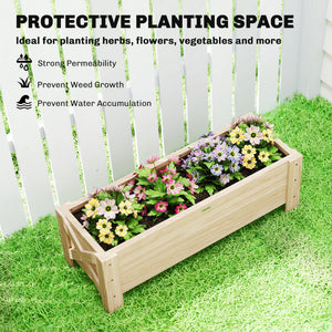 3.3 x 1.2 x 1.2 ft Garden Raised Bed Planter Grow Containers for Outdoor Patio Plant Flower Vegetable Pot – view 10