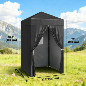 4 x 4 ft Compact Pop Up Canopy Tent, UPF 50+ Changing Room – view 2