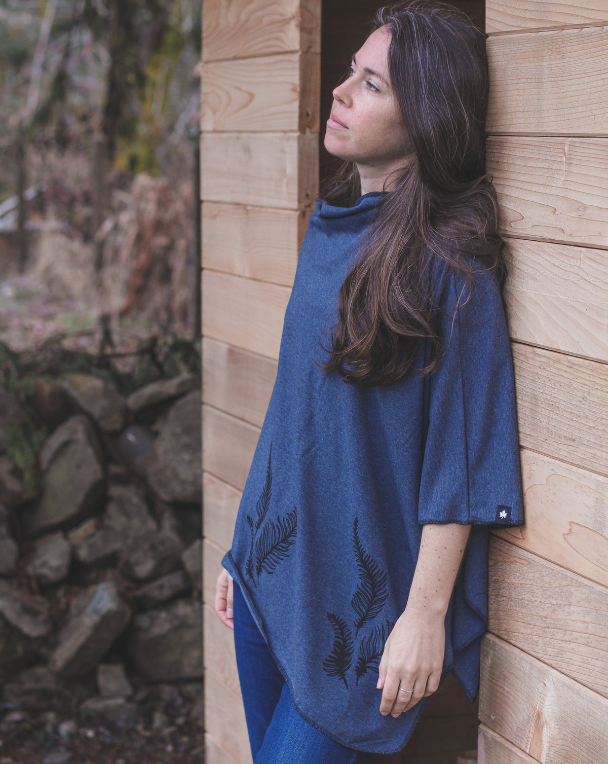 Heather Lake Poncho - 2 Print Options