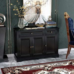 Modern Sideboard Cabinet, Buffet Cabinet with 2 Drawers and Adjustable Shelves – view 7