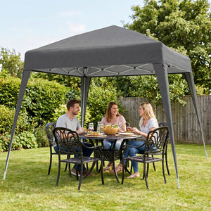 8' x 8' Pop Up Canopy, Outdoor Folding Tent, Portable Party Tent with Carrying Bag for Camping, Party – view 21