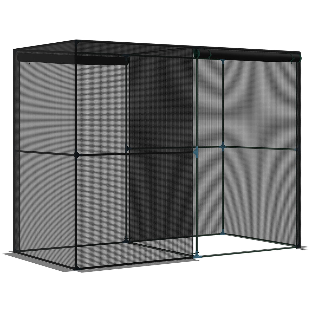 94.5''x47.25''x 72.75'' Heavy Duty Outdoor Greenhouse W/ Frame Garden Planting Warm House With Roll-Up