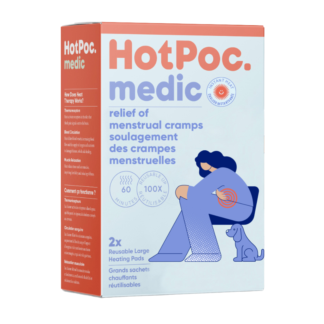 Hot Poc medic 2-Pack Reusable Heat Pack with Pouches