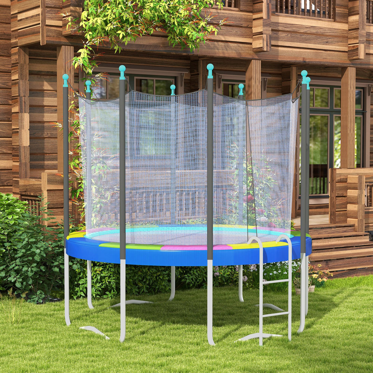 14FT Trampoline Spring Cover, Trampoline Pad Replacement, Waterproof and Tear-Resistant – view 10