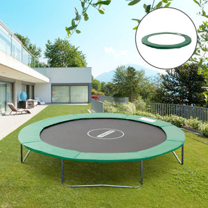 ⌀8ft Trampoline Pad ⌀96" Spring Safety Replacement Gym Bounce Jump Cover EPE Foam, No Holes for Pole, Blue – view 14