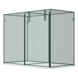 6.5 x 3.3ft Crop Cage, Garden Plant Protector with Single Zippered Door, Storage Bag and Ground Stakes – view 8