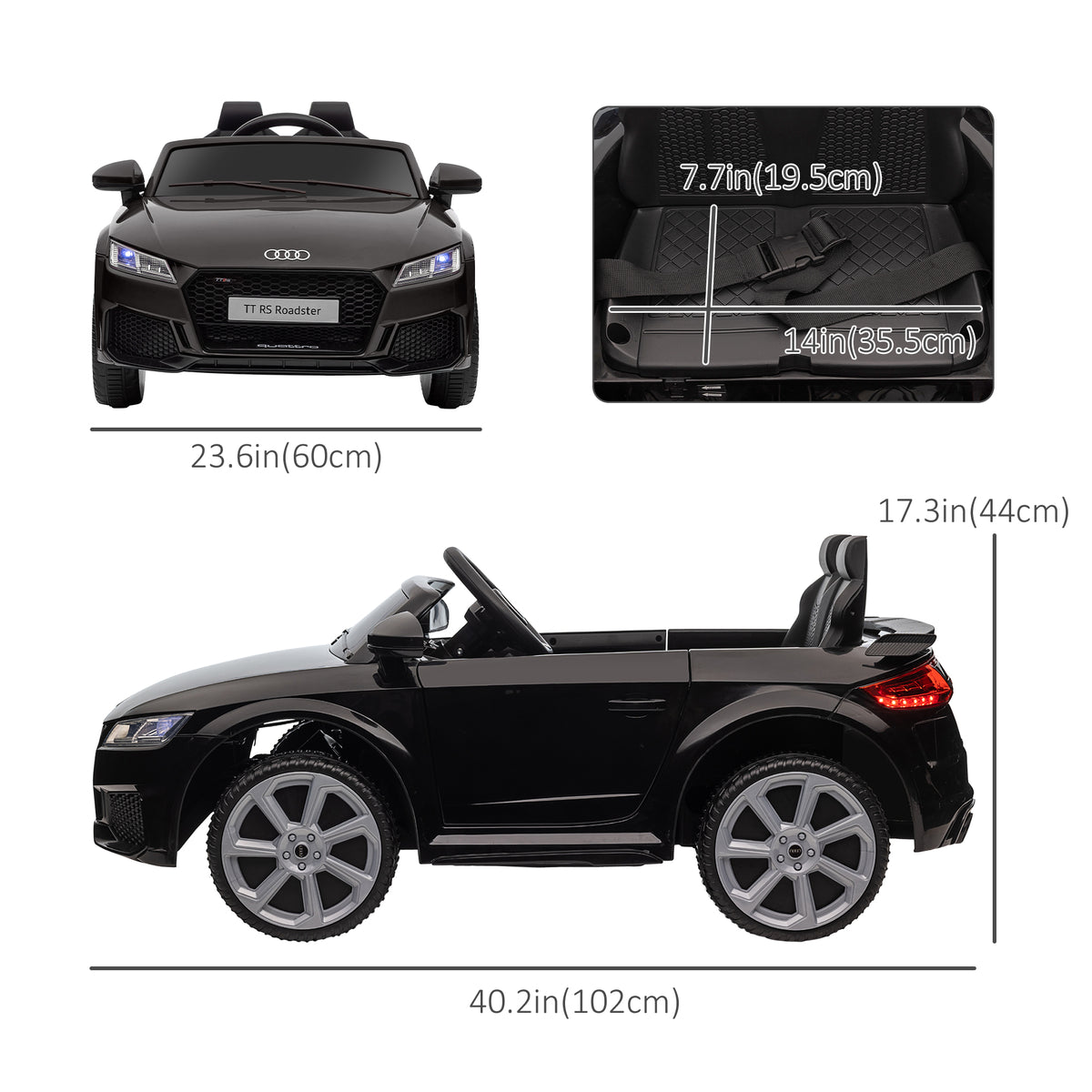 Aosom Officially Licensed Kids Ride-On Car 6V Battery Powered Vehicle Perfect Gift For Kids with Remote Control, Suspension Wheel, Adjustable Speed