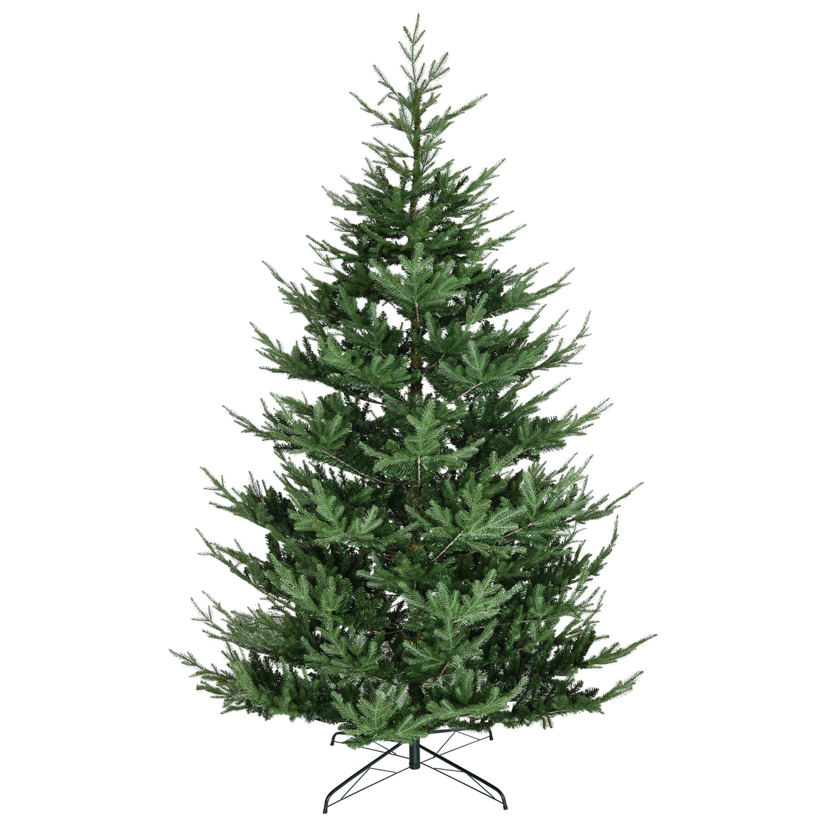 9ft Artificial Christmas Tree with Metal Base, Xmas Tree