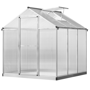 6' x 10' x 6.4' Walk-in Garden Greenhouse Polycarbonate Panels Plants Flower Growth Shed Cold Frame Outdoor – view 3
