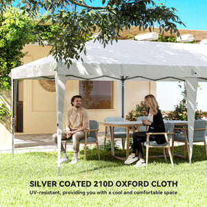 10' x 20' Outdoor Pop Up Canopy Tent Party Tent Instant Shelter W/ Carrying Bag, Blue – view 19