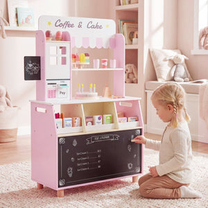 Kids Ice Cream Shop with 27 Accessories and Ice Cream Machine for Ages 3+-Pink view 3