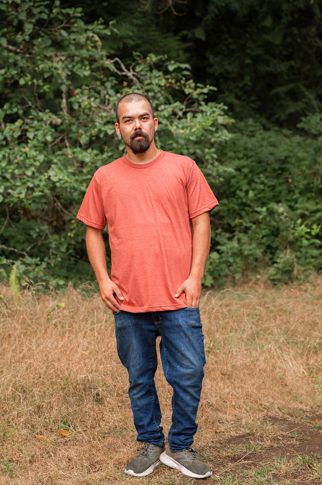 Unisex Eco Tee - Blank Apparel - Heather Rust