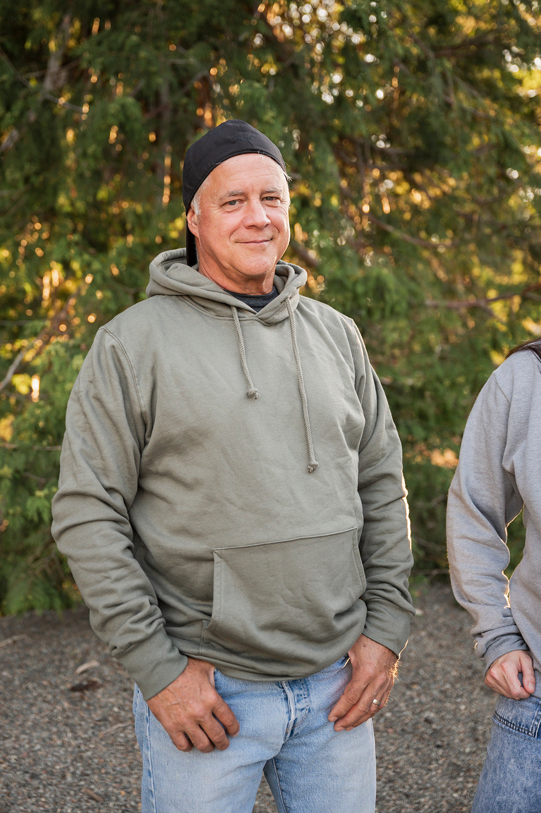 Unisex Organic Cotton Hoodie - Blank Apparel - Sage