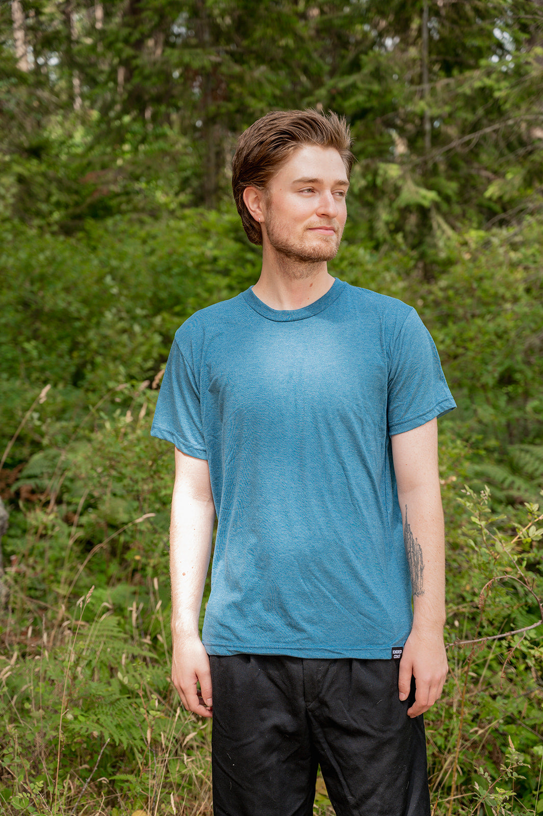 Unisex Eco Tee - Blank Apparel - Heather Teal