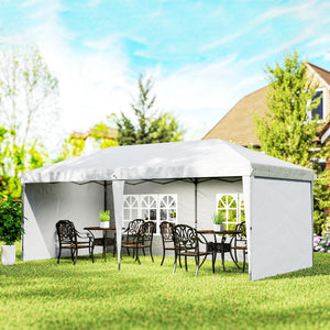 10' x 20' Outdoor Pop Up Canopy Tent Party Tent Instant Shelter W/ Carrying Bag, Blue – view 21