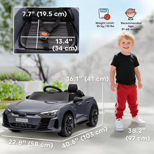 Ride-On Toy On Car with Remote Control, 12V 3.1 MPH Electric Ride for Kids w/ Suspension System – view 19
