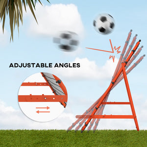 Soozier Volleyball Rebounder Net, Adjustable Soccer Rebounder, Baseball Volleyball Training Equipment Aid