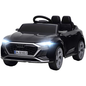 Qaba 12V Battery Powered Kids Electric Car, Audi Q8 etron Sportback Licensed Ride on Car w/ Remote Control
