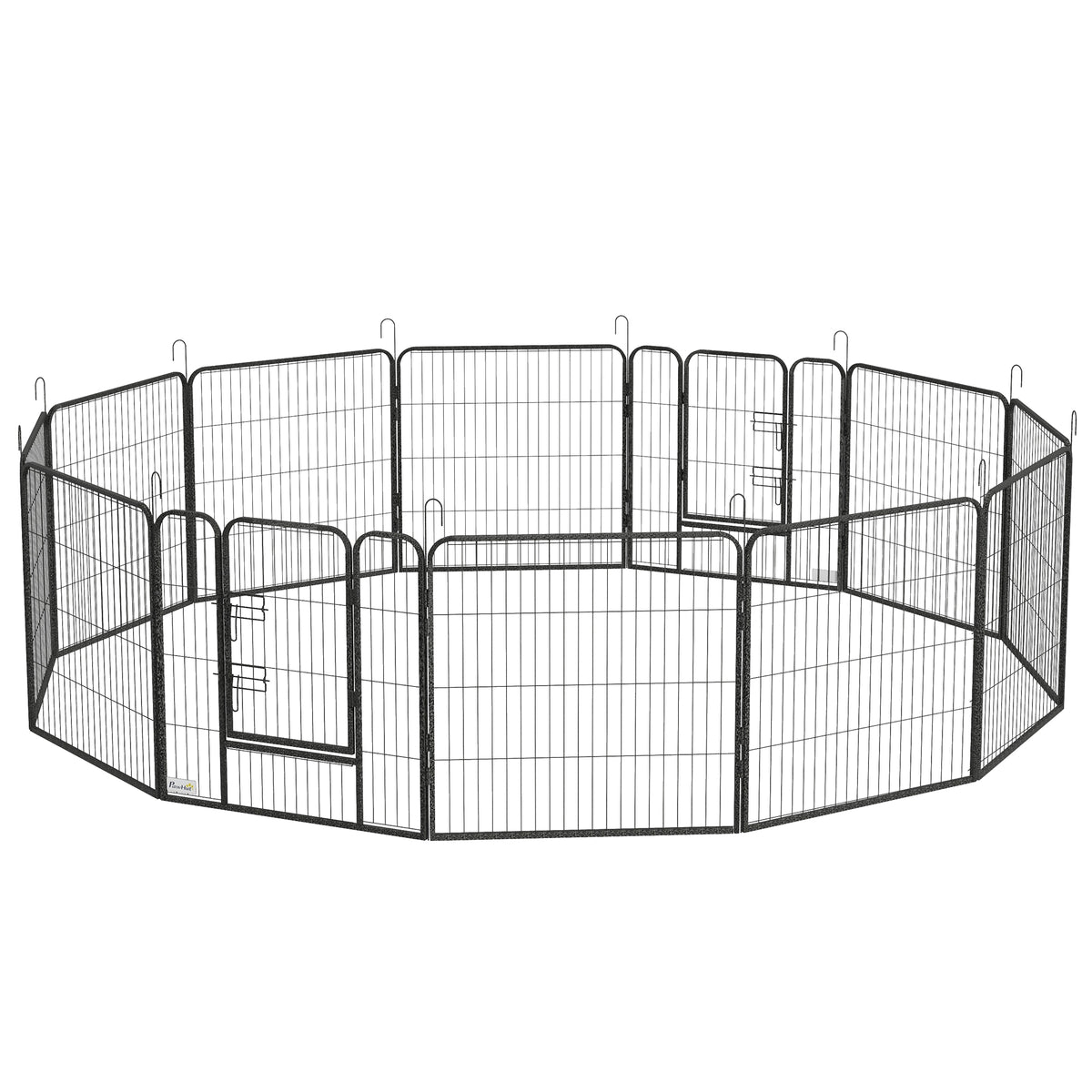 Dog Playpen, 31.5"W Heavy-Duty Metal Puppy Play Pen, Pet Exercise Fences for Outside and Indoor – view 3