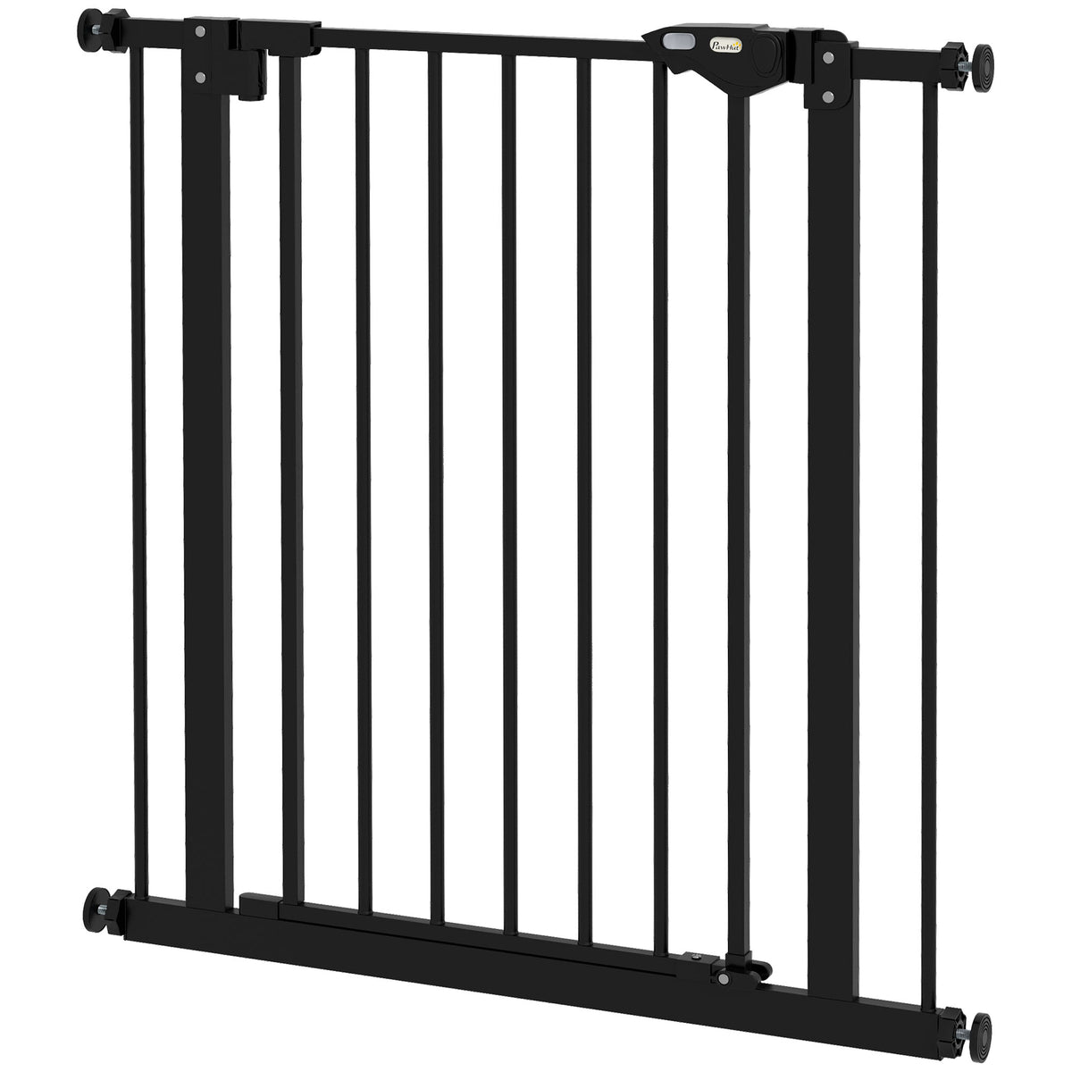 30 Inch Tall Pet Gate with Door Dog Gate and Barrier Indoor for Stairs Includes 7", 8", 12" Extensions Kit – view 3