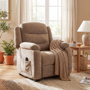 Massage Recliner Chair, Power Recliner with Quiet Brushless Motor, Remote, Pockets, 2 Memory Positions – view 14