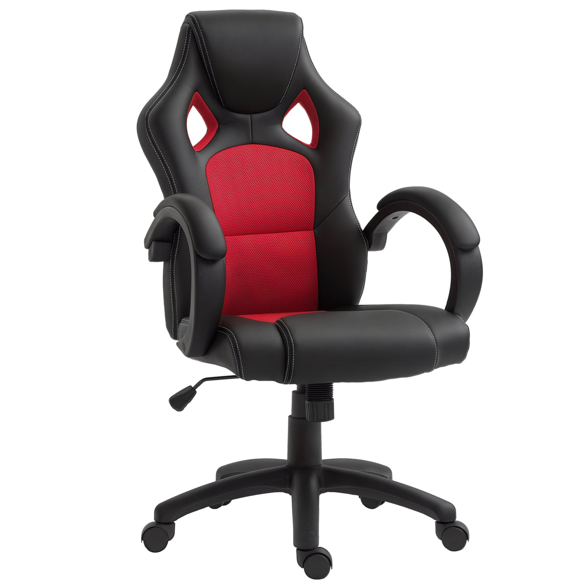 Racing Gaming Chair Office Chair Computer Desk Gamer Chair with Swivel Wheels, Padded Headrest