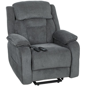 Power Recliner Chair with Massage, Electric Lift Chair for Elderly with Side Pockets, 2 Memory Positions – view 8