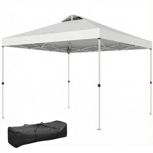Pop Up Canopy Waterproof Canopy Tent with Carrying Bag for Parties Garden BBQs 9.8' x 9.8', Blue – view 14