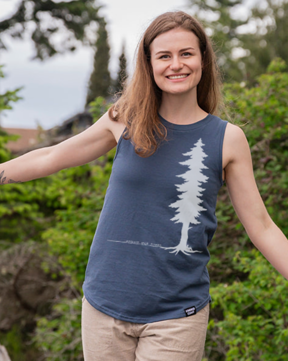 ELDERS - Women's Relaxed Organic Cotton Tank Top