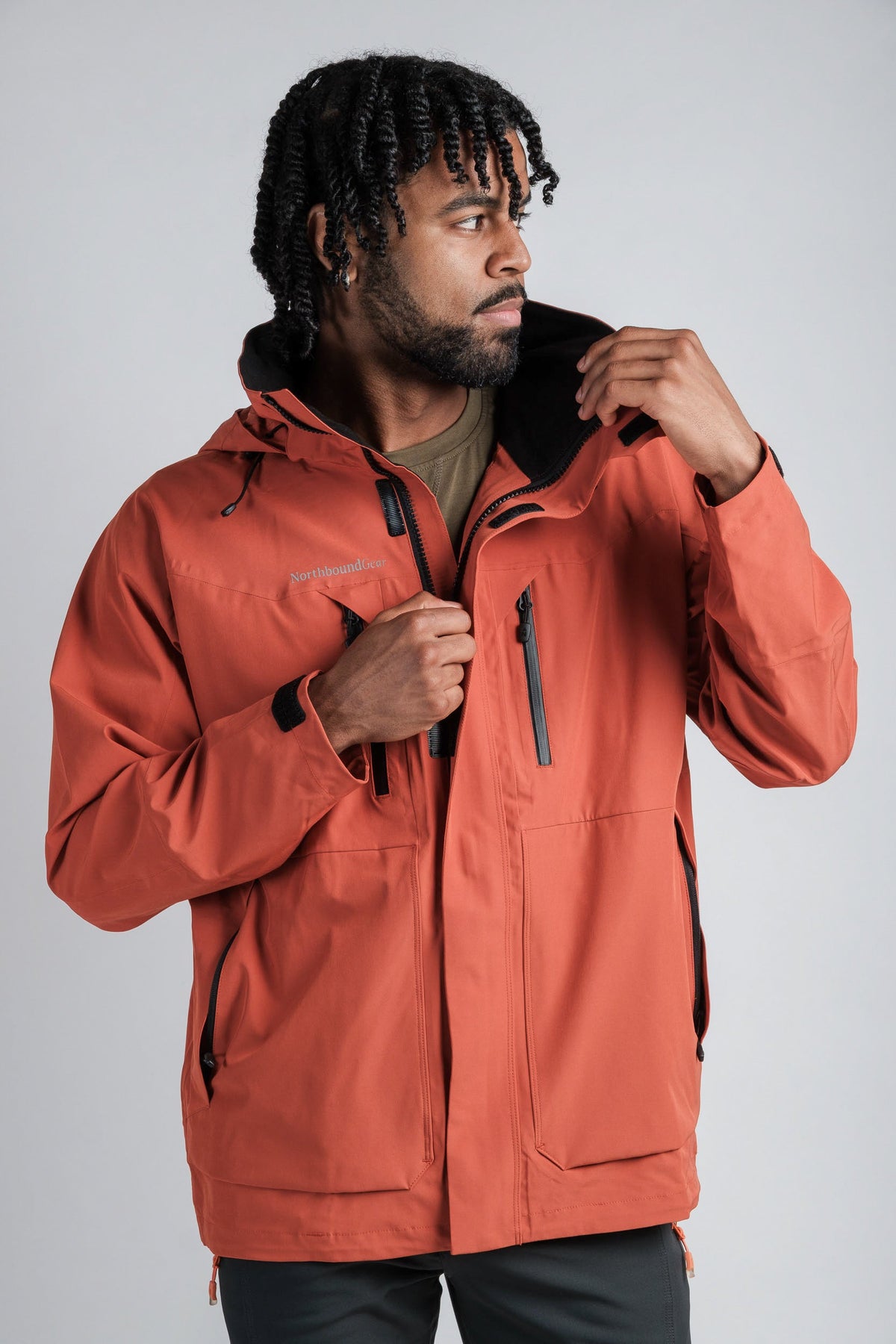 Men's DryShield Waterproof Field Jacket - Northbound Gear Recycled Polyester, 10000MM