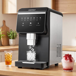 Nugget Ice Maker with Self Dispensing 80 LBS Per Day Chewable Pellet Ice Machine view 2