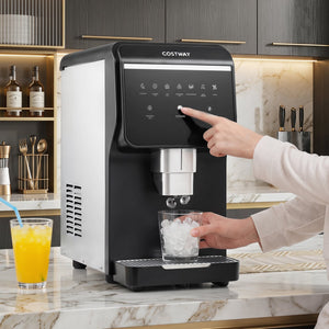 Nugget Ice Maker with Self Dispensing 80 LBS Per Day Chewable Pellet Ice Machine view 3