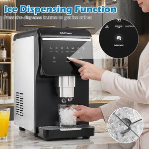 Nugget Ice Maker with Self Dispensing 80 LBS Per Day Chewable Pellet Ice Machine view 8