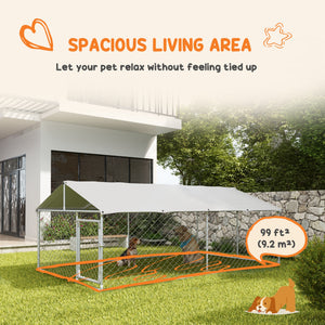 13.1' x 7.5' x 4.9' Outdoor Dog Kennel Dog Run with Waterproof – view 4