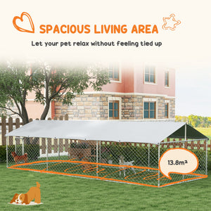 13.1' x 7.5' x 4.9' Outdoor Dog Kennel Dog Run with Waterproof – view 11
