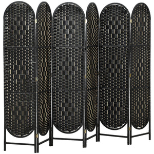 Bohemian Privacy Screen, Folding Room Divider with 3 Panels and Arched Top for Bedroom Living Room Office – view 29