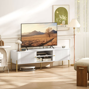 TV Stand for TVs up to 65", Entertainment Center with 2 Open Shelves – view 14