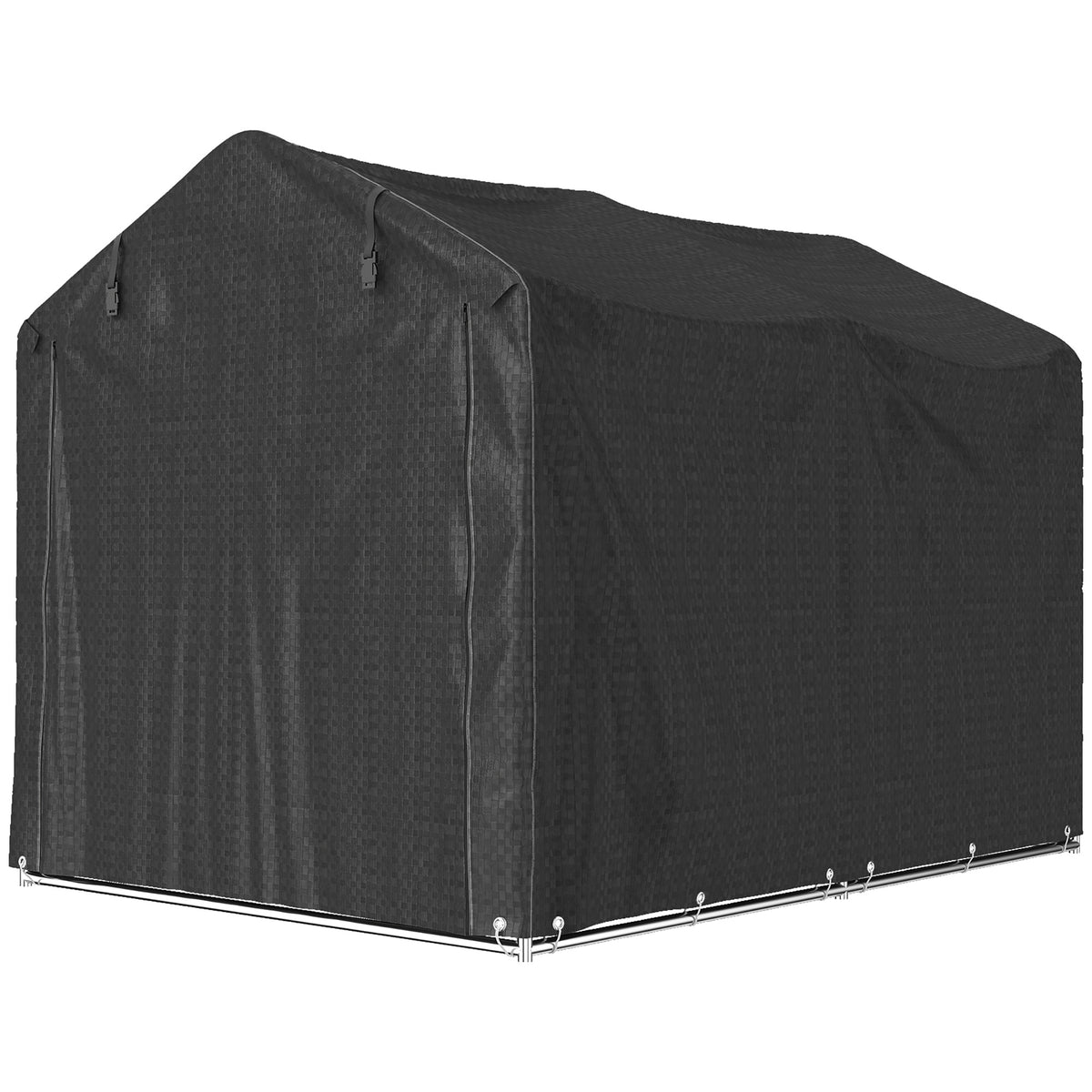 Outdoor Storage Shed, UV Resistant Bike Tent with Roll-up Zipper Door, Portable Shed for Bike, Motorcycle