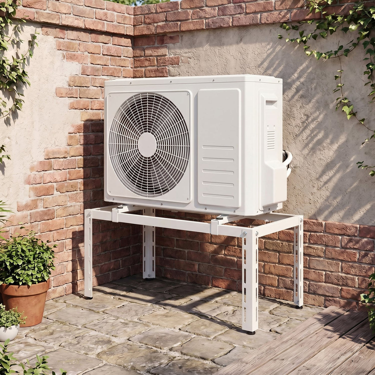 Outdoor Heavy-Duty AC Base for 9000-36000 BTU Ductless Air Conditioners Heat Pump view 3