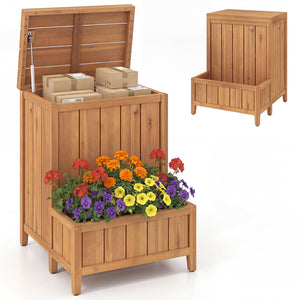 Package Delivery Box with Planter Box for Pool Accessories and Garden Tools view 4
