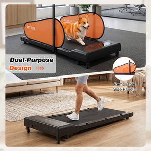 Pet Treadmill for Small & Medium Dogs with LED Display and Adjustable Speed-Black view 5