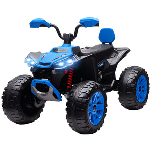 Qaba 2-Seater All-Terrain 4 Wheeler, 24V Kids ATV Ride-On, Electric Quad Car with Dual Motor, for Boys and Girls