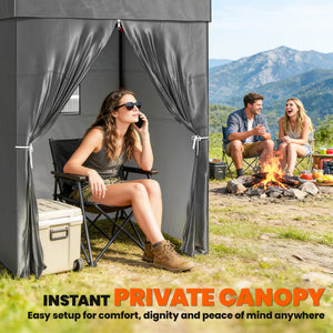 4 x 4 ft Compact Pop Up Canopy Tent, UPF 50+ Changing Room – view 24