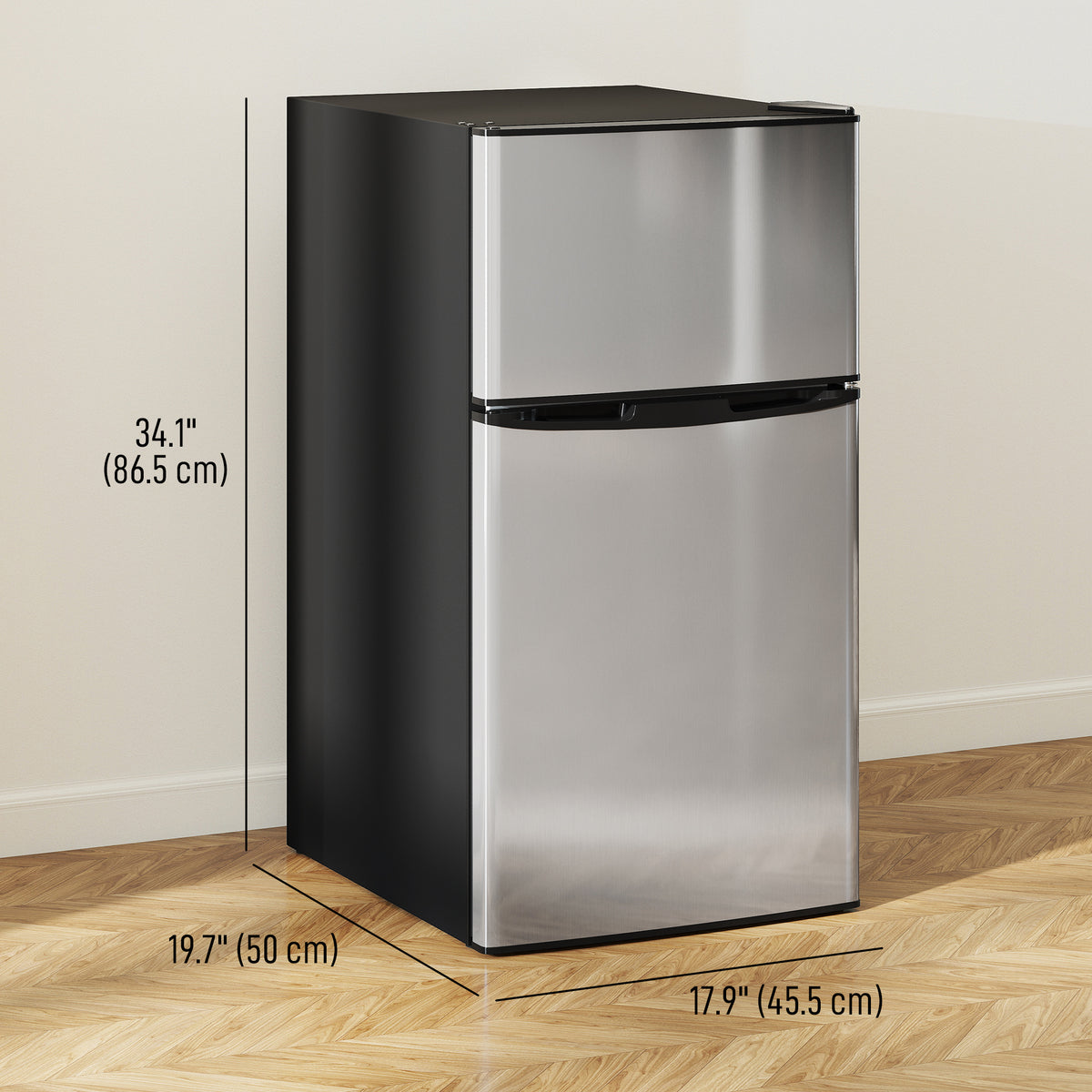 3.2 Cu Ft Compact Refrigerator, Mini Fridge with Freezer – view 16