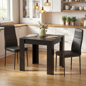 Dining Table Set for 2, Square Kitchen Table and Chairs – view 7